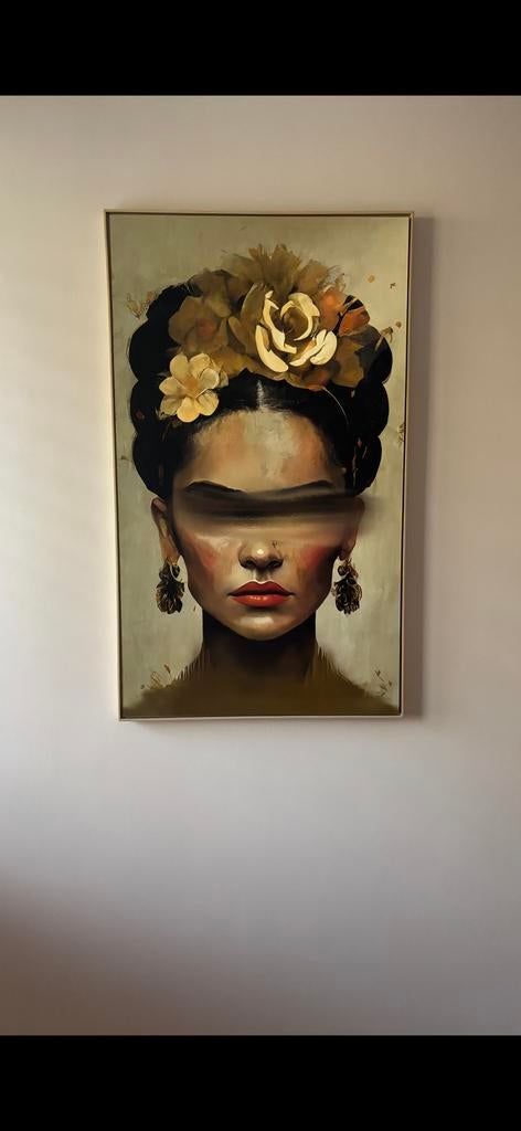 Schilderij Frida paint stripe, Ophalen