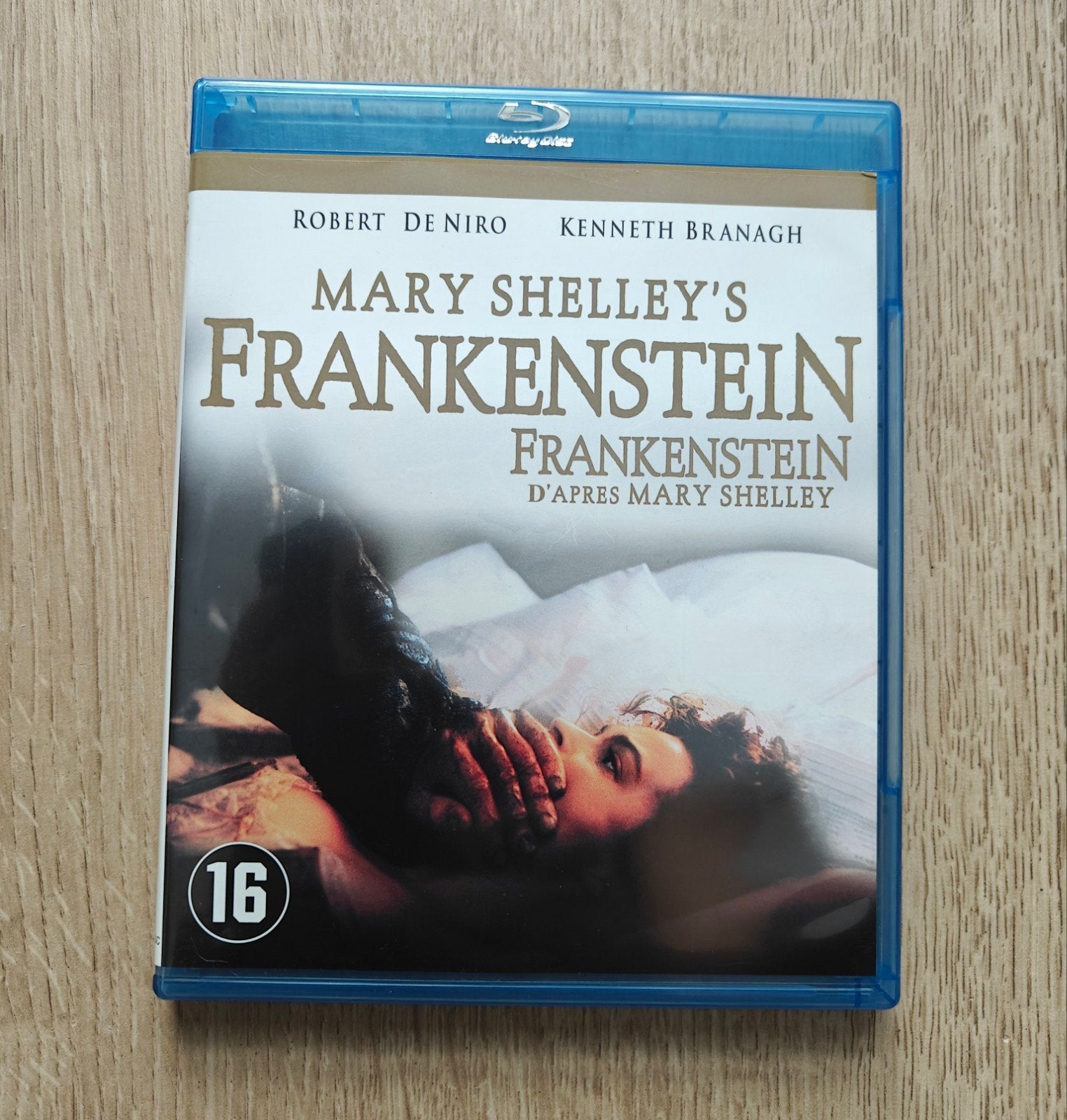 Mary Shelley's Frankenstein blu-ray, Ophalen of Verzenden, Zo goed als nieuw, Engels, Nederlands