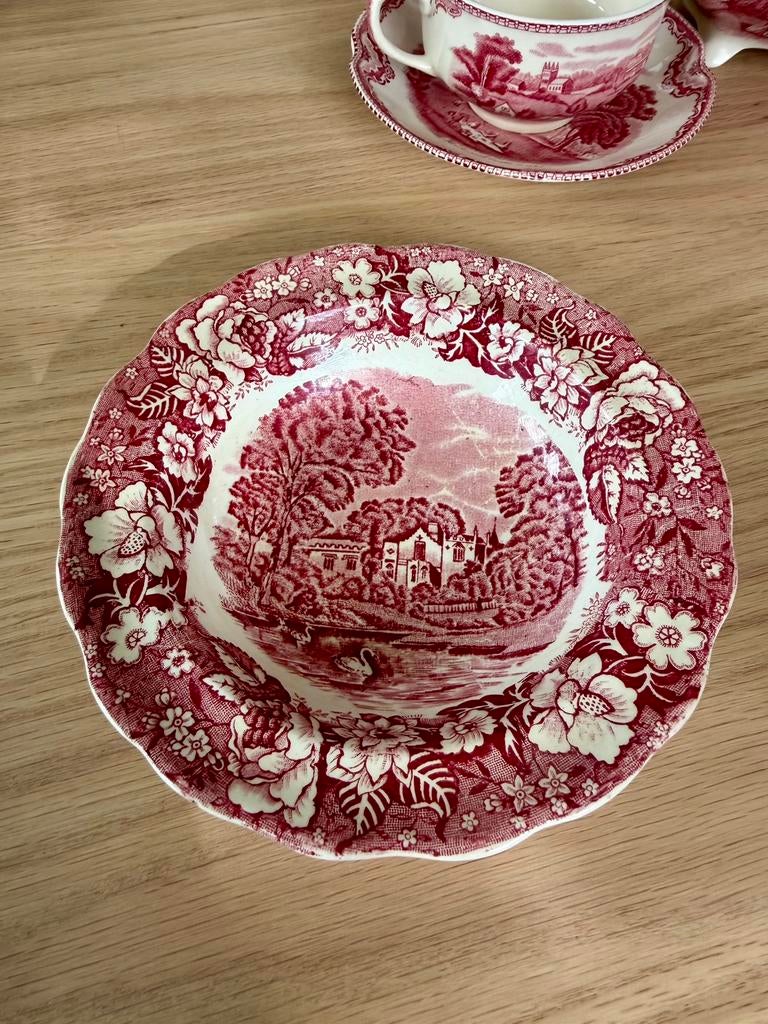 Palissy Strawberry Hill – Vintage Engelse Asbak / Schaal, Antiek en Kunst, Antiek | Servies los, Ophalen of Verzenden