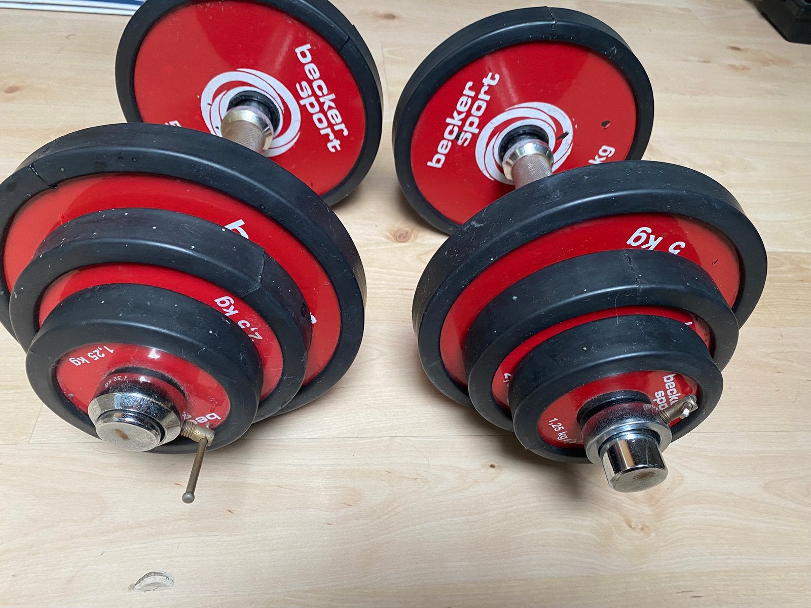Dumbells totaal 35 kg, Ophalen of Verzenden, Gebruikt