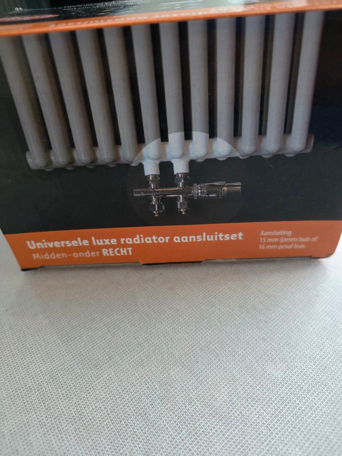 Universele luxe radiator aansluitset met thermostaatknop, Ophalen of Verzenden, Nieuw, Radiator