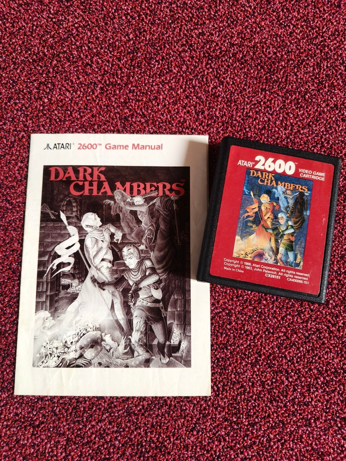 atari 2600 spel. dark chambers, Spelcomputers en Games, Games | Atari, Avontuur en Actie, Gebruikt, 1 speler, Ophalen of Verzenden