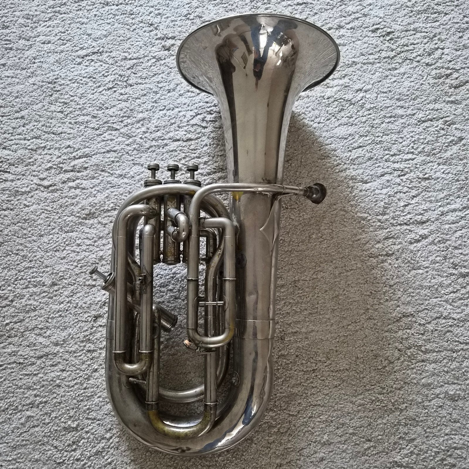 Euphonium Brevete 4 ventielen - F. Besson Paris, Ophalen of Verzenden, Gebruikt, Overige typen