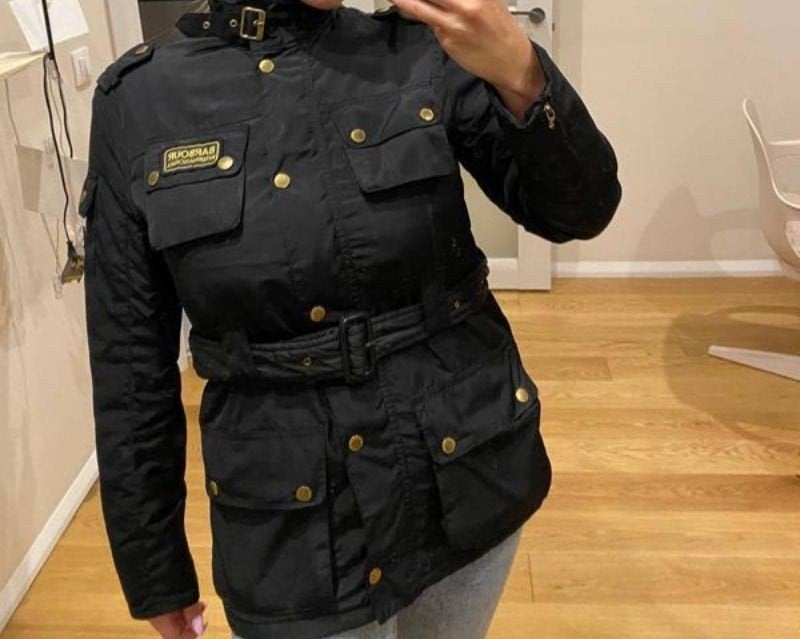 Barbour International jas dames zwart - Maat м, Maat 38/40 (M), Barbour, Zwart, Ophalen of Verzenden
