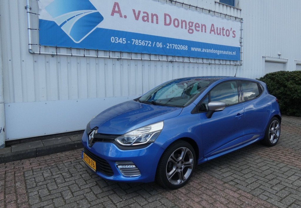Renault CLIO 1.2 GT 120PK Automaat,DealerOH,Pano,,Navi,1e Ei, Euro 5, Gebruikt, Blauw, 49 €/maand
