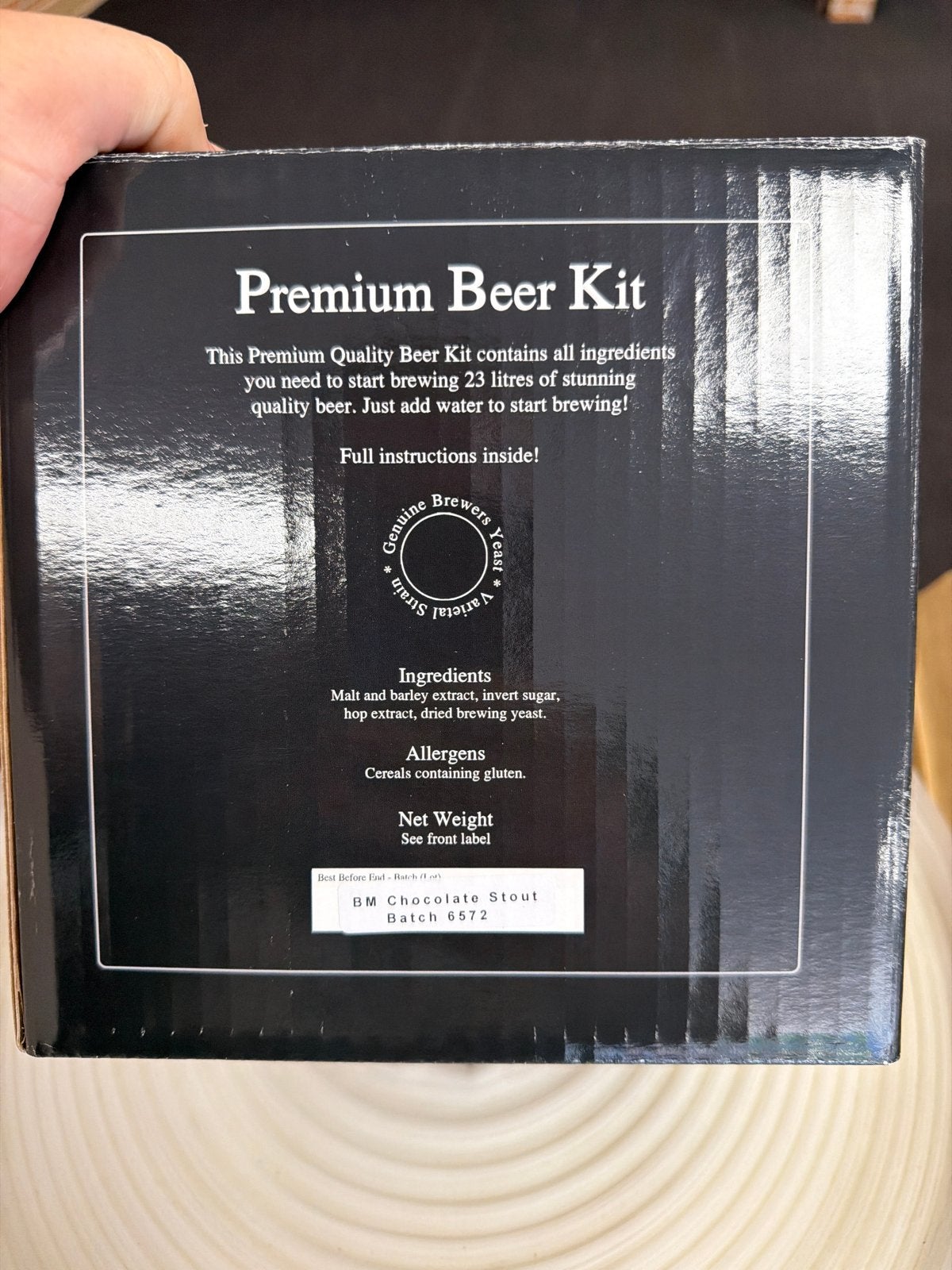 Premium Bier Kit - BM Chocolate Stout (23 liter), Ophalen, Nieuw