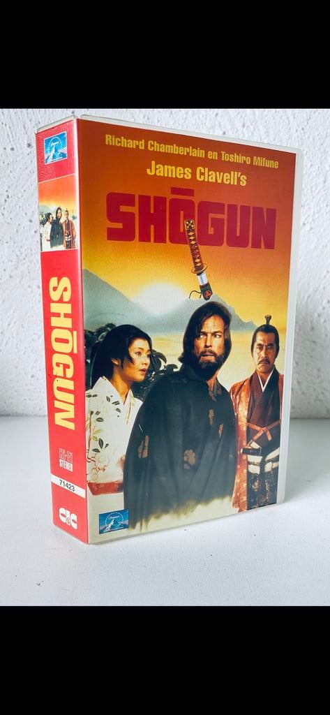 vhs:  ‘SHŌGUN’   (1980), Vanaf 6 jaar, Ophalen of Verzenden, Zo goed als nieuw, Actie en Avontuur