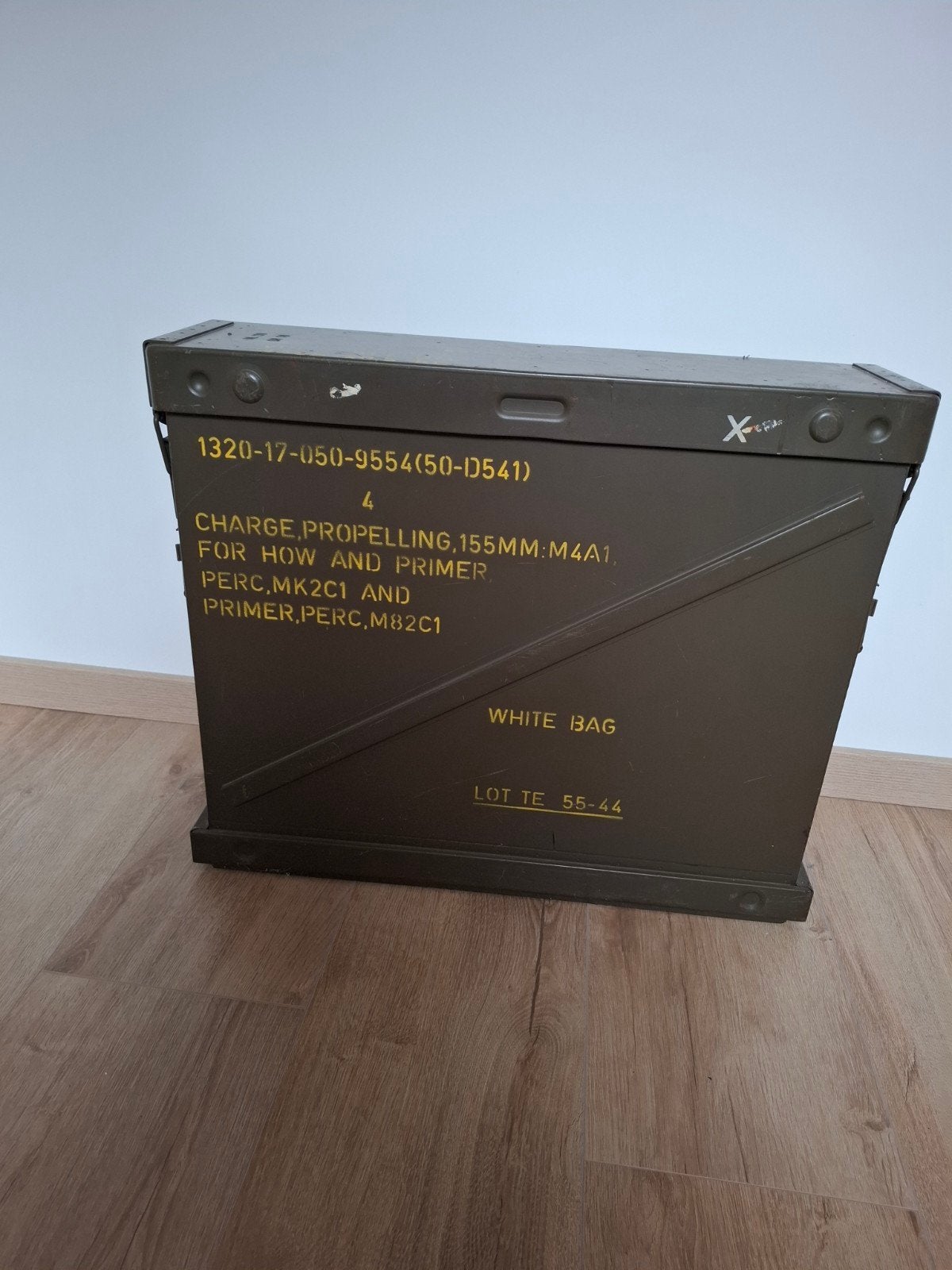 Metalen Munitiekist - Militair Groen (62x18x52 cm), Verzamelen, Militaria | Algemeen, Ophalen, Overige soorten, Overige gebieden