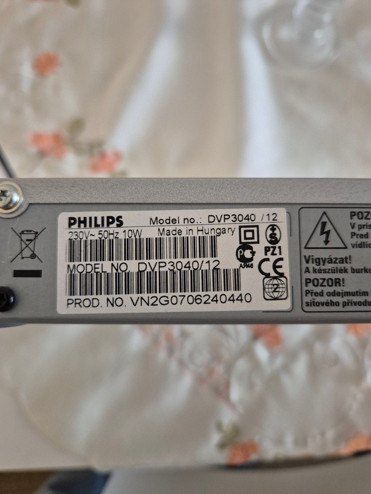 Philips DVP3040/12 DVD-speler, Ophalen, Gebruikt, Dvd-speler, Philips
