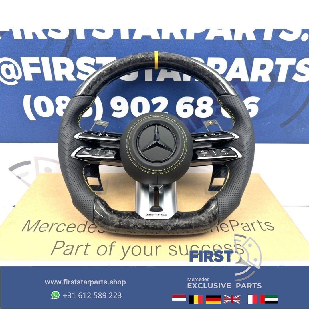 2022 FORGED CARBON AMG STUUR W177 W118 W205 W213 W253 W223 W, Auto-onderdelen, Gebruikt, -, Ophalen of Verzenden, -