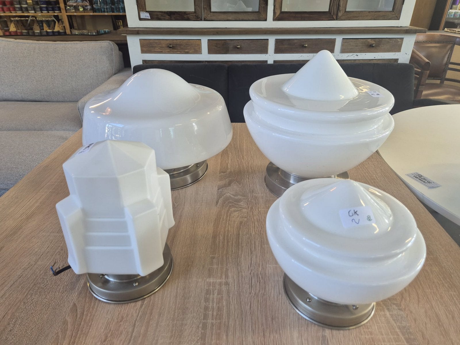 Vintage / Art Deco design lampen - Gispen / Apollo, Ophalen of Verzenden, Gebruikt
