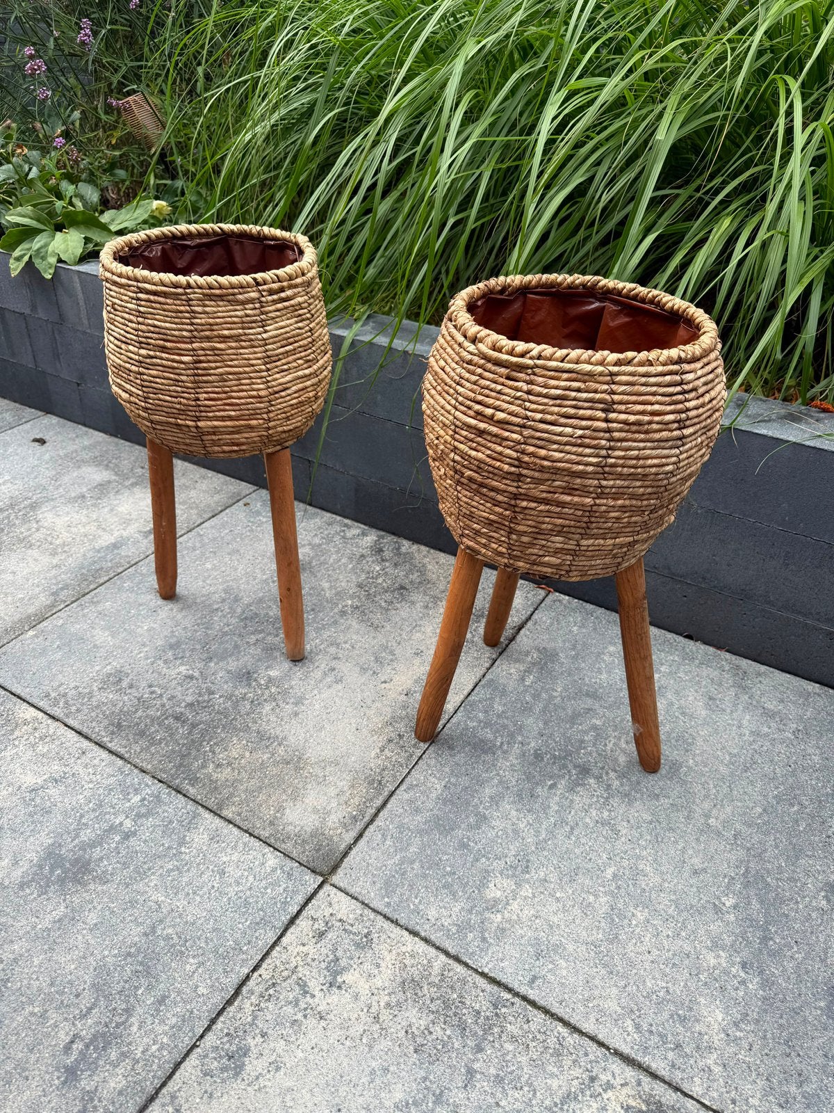 Bloempotten, Ophalen, Minder dan 30 cm, Rond, Zo goed als nieuw