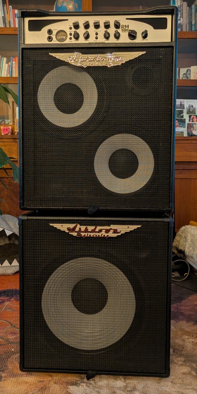 Ashdown Rootmaster RM-C210T-500-EVO II combo met 115T-EVO, Muziek en Instrumenten, Ophalen, Gebruikt, Basgitaar, 100 watt of meer