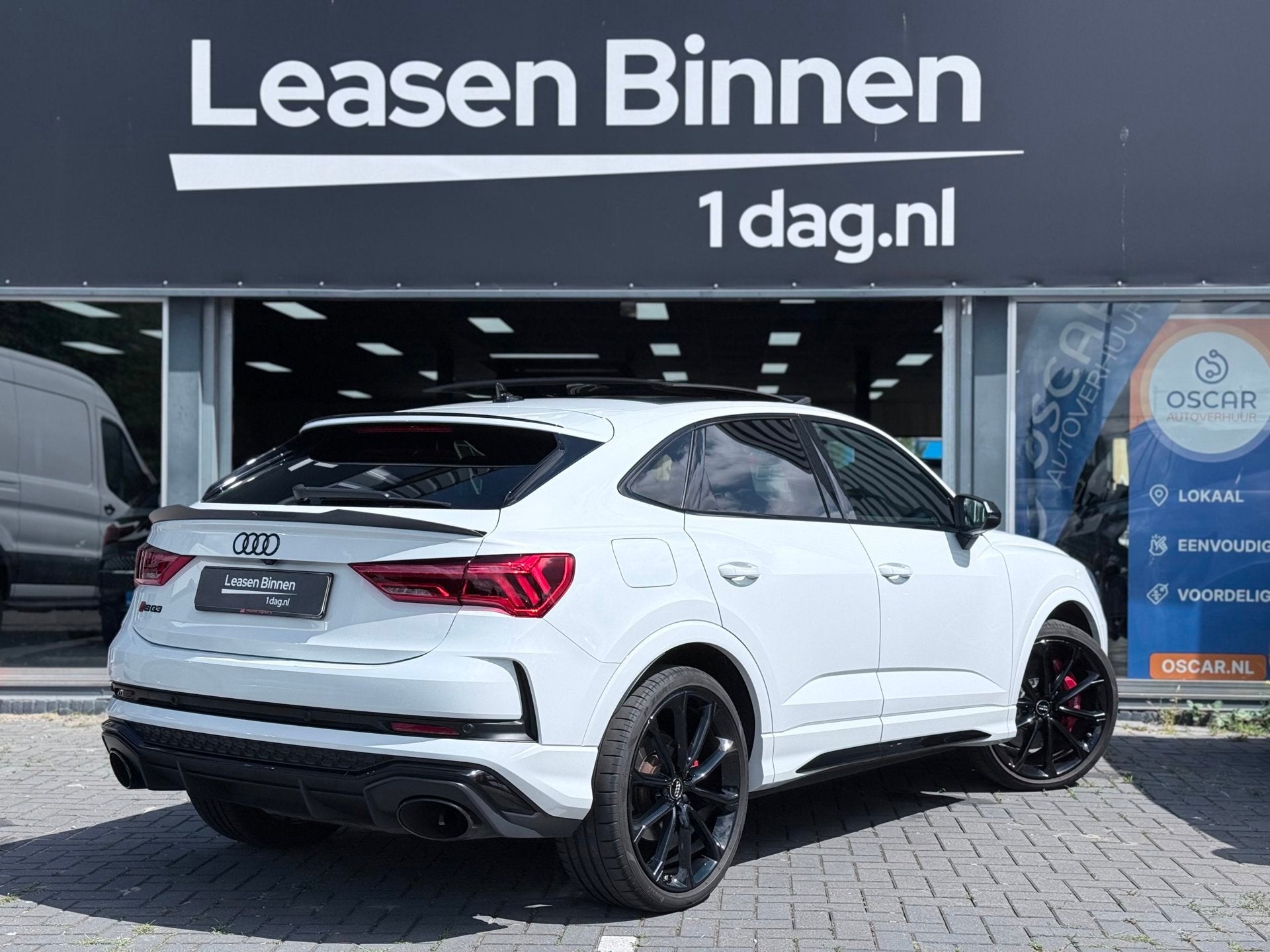 Audi Q3 Sportback TFSI RS B&O|Pano|RS-Stoelen|Sfeerverlichti, Auto's, Gebruikt, 1675 kg, Automatische klimaatregeling, Bedrijf