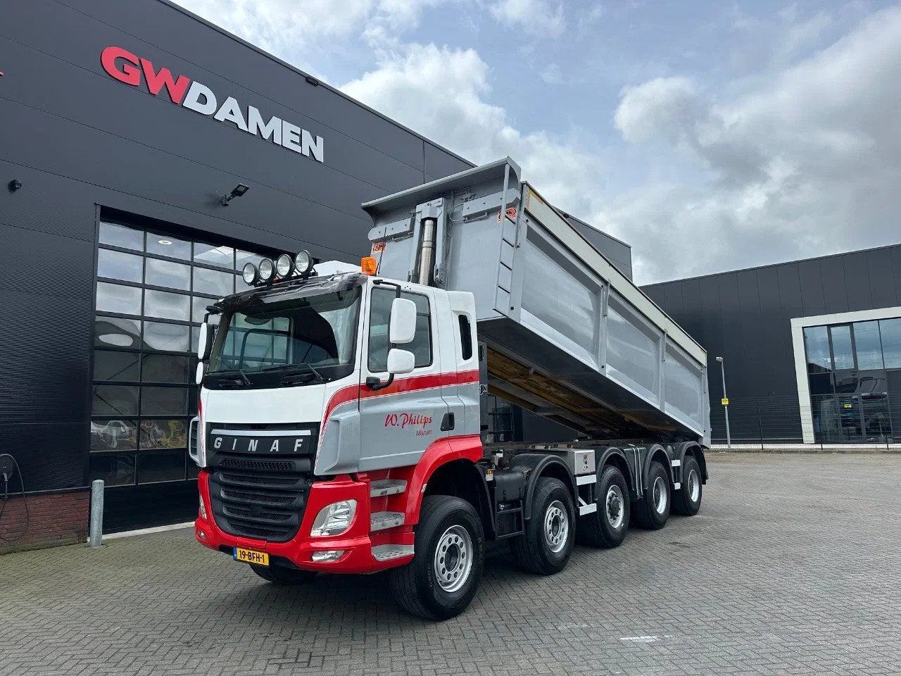 Ginaf X6 5350 CTSE 10x6 AJK Kipper 26 m3 Euro 6 (bj 2014), Automaat, Achterwielaandrijving, Euro 6, 510 pk