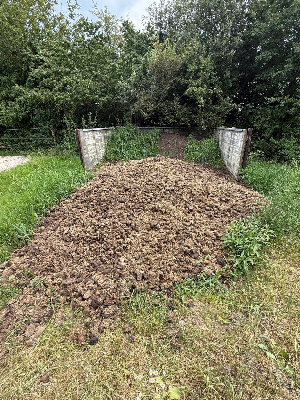 Verse paardenmest voor uw tuin, Ophalen, Mest