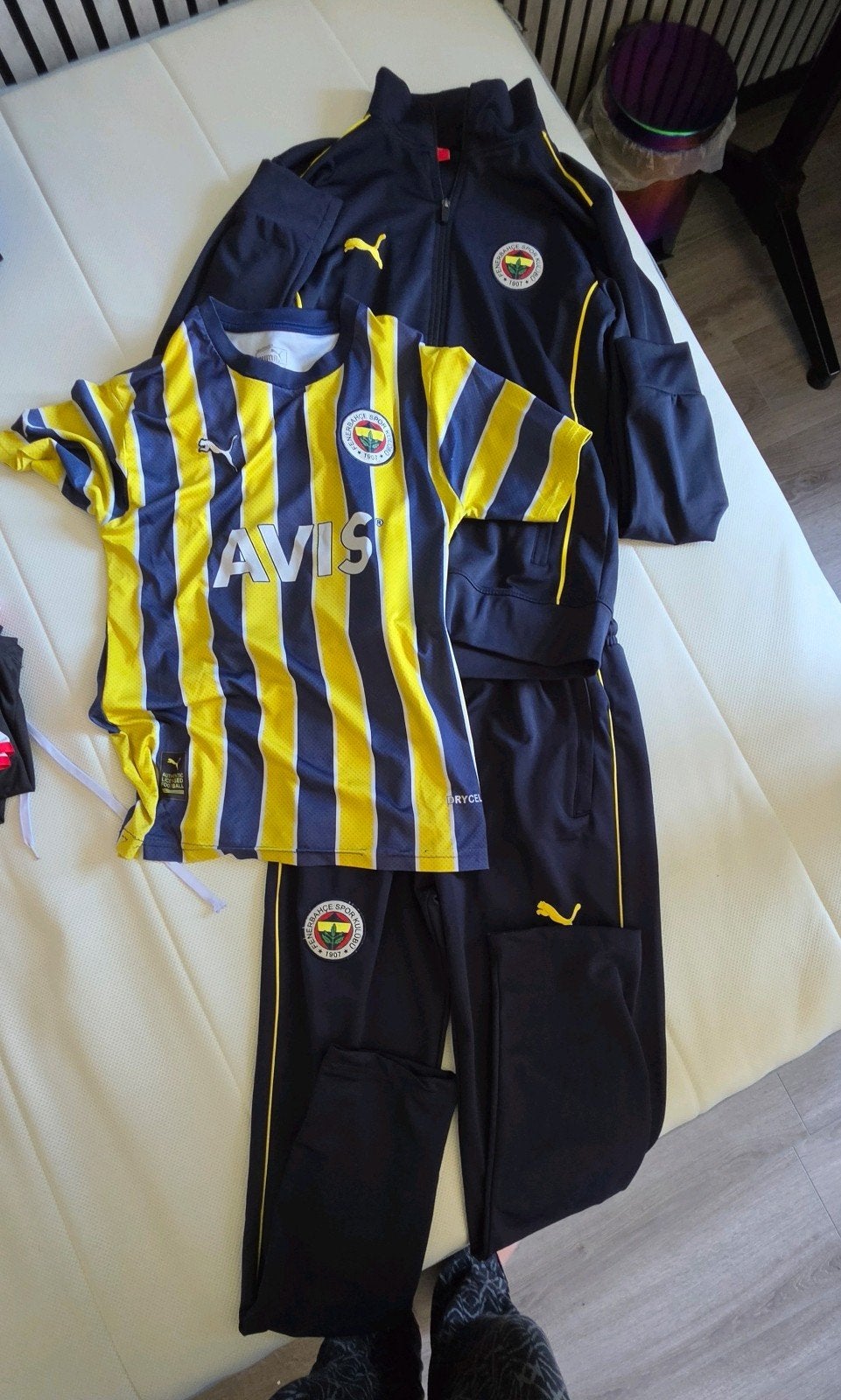 Fenerbahçe Trainingspak en Thuisshirt Maat S, Ophalen, Blauw, Zo goed als nieuw, Voetbal