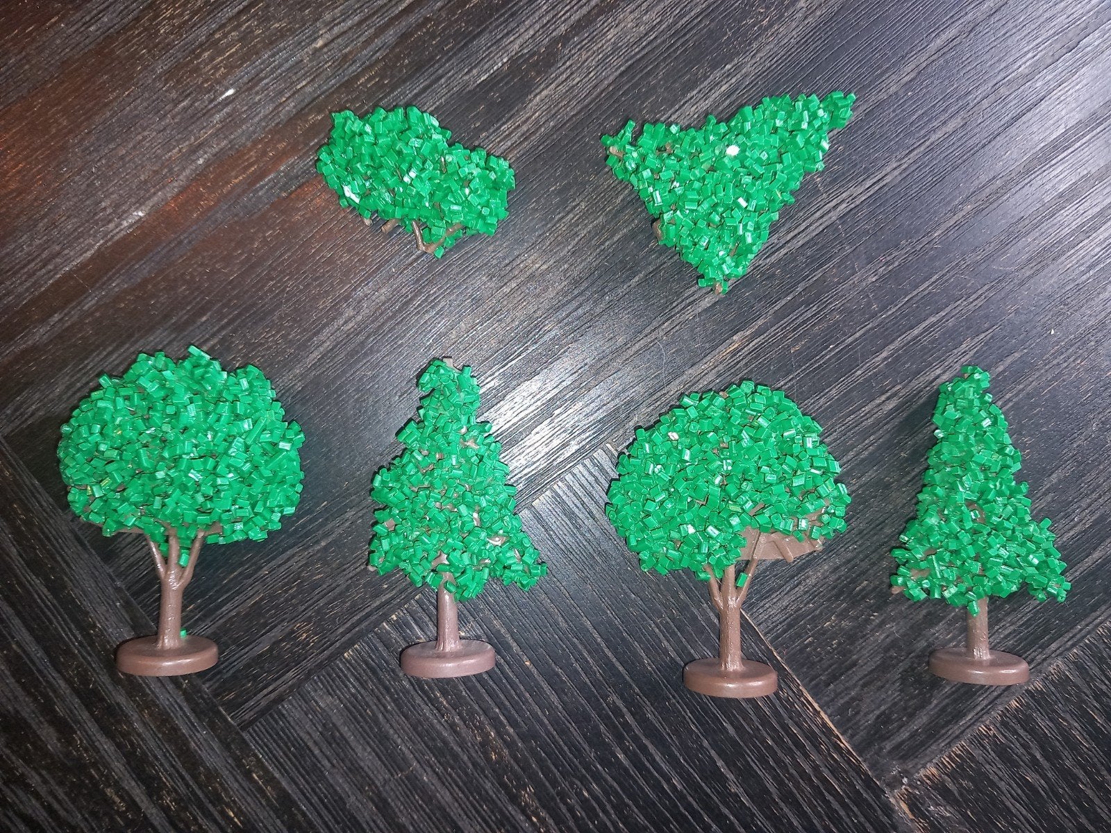 Set van 6 lego bomen voor landschap of diorama, Gebruikt, Onbekend, Ophalen of Verzenden, Onbekend