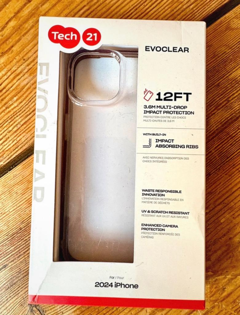 Tech21 EvoClear iPhone 14 hoesje - Transparant, Kunststof, Gebruikt, Hoesje of Tasje, Ophalen of Verzenden