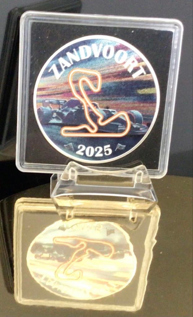 Herdenkingsuitgifte F1 DGP Zandvoort 2025 - Verzilverd, Ophalen of Verzenden, Zo goed als nieuw, Formule 1