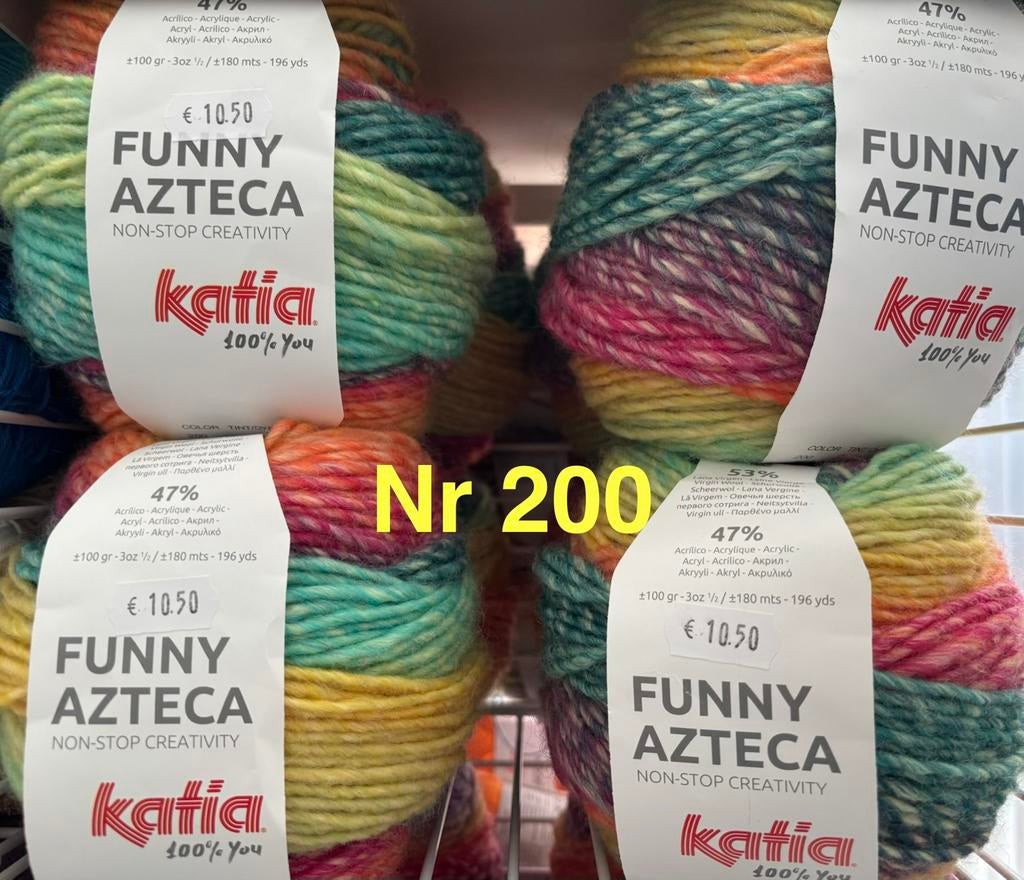KATIA Funny Azteca met patroon naar keuze, Breien of Haken, Breekamp 5, Nieuw, Ophalen of Verzenden