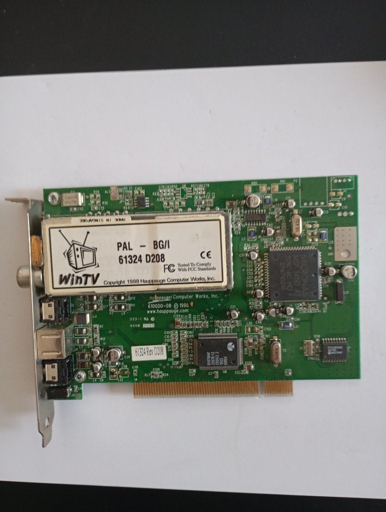 Hauppauge - WinTV-61381 PCI RevD423 Tuner Card, Ophalen of Verzenden, Gebruikt
