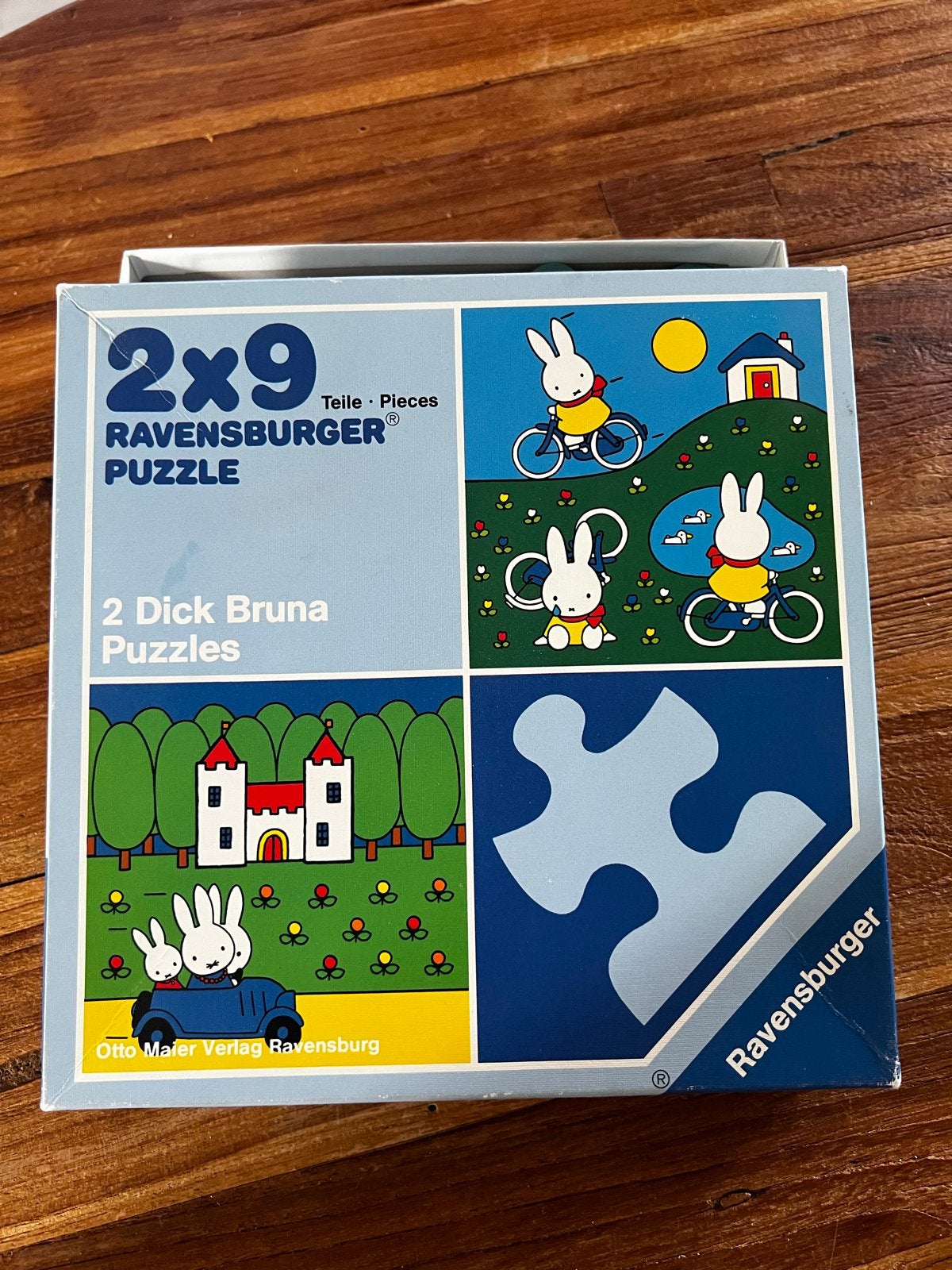 Ravensburger Nijntje Puzzels (2x9 stukjes), Ophalen of Verzenden, 10 tot 50 stukjes, Gebruikt, 2 tot 4 jaar