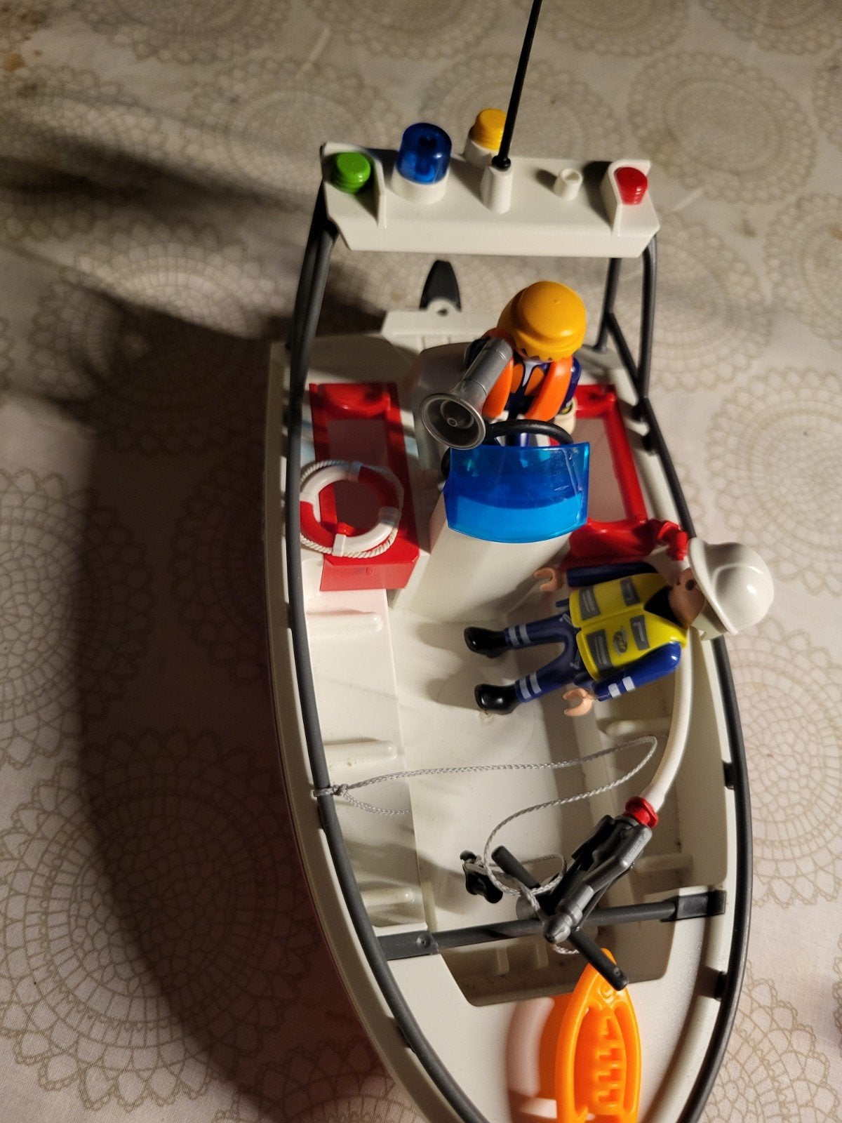 playmobil  boot, Ophalen of Verzenden, Gebruikt, Complete set, Boot/Schip