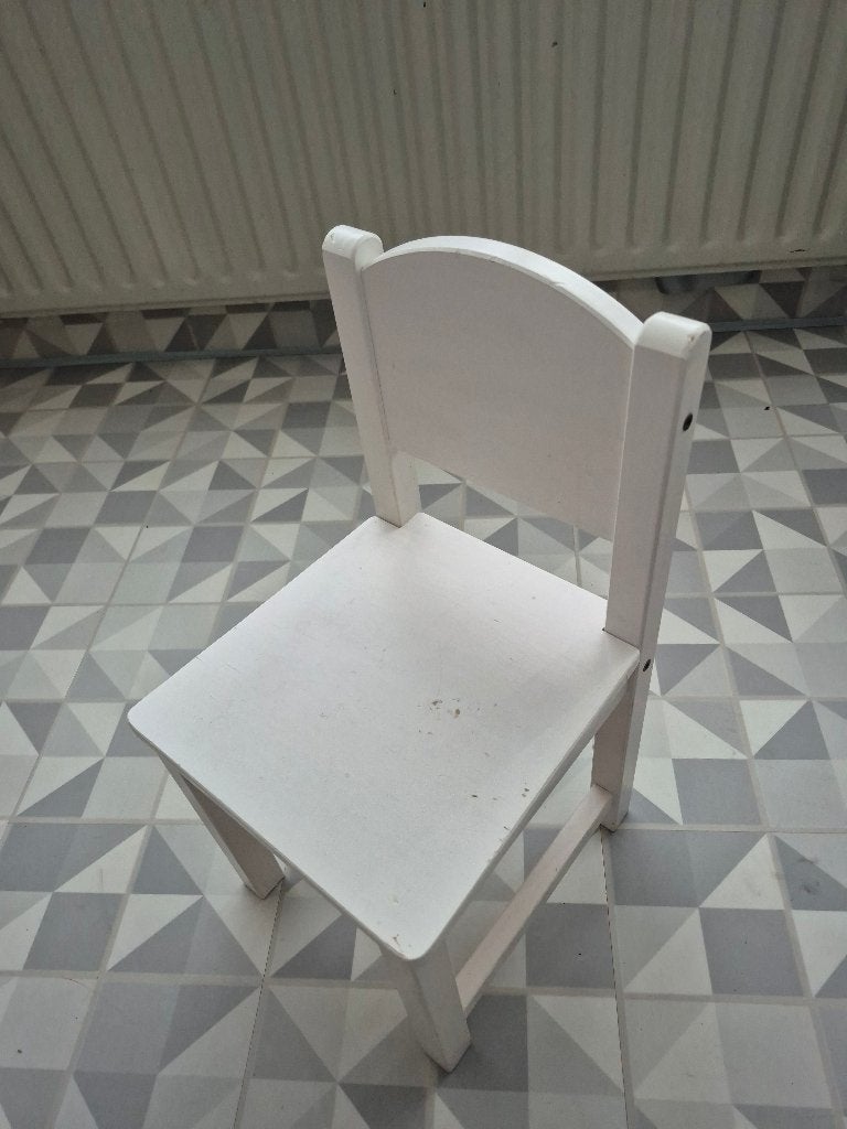 Wit kinderstoeltje, Kinderen en Baby's, Ophalen, Gebruikt, Overige typen
