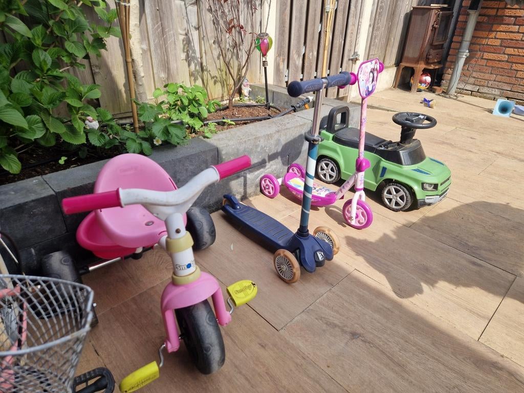 Kinderfietsjes en loopvoertuigen - Set, Ophalen, Gebruikt, Loopfiets