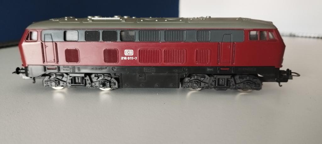 Lima DB Locomotief 216 011-7 - Gebruikt, Gebruikt, Ophalen of Verzenden, Analoog, Lima