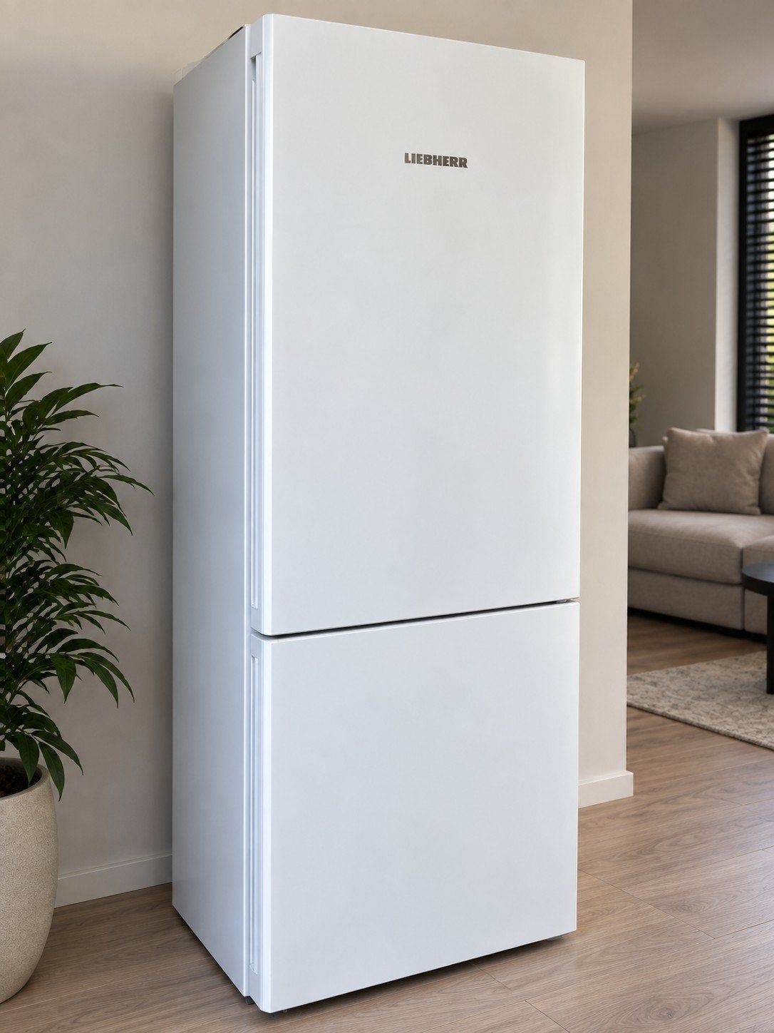 Liebherr koel-vriescombinatie – 308 liter, Ophalen, 200 liter of meer, 60 cm of meer, Met aparte vriezer