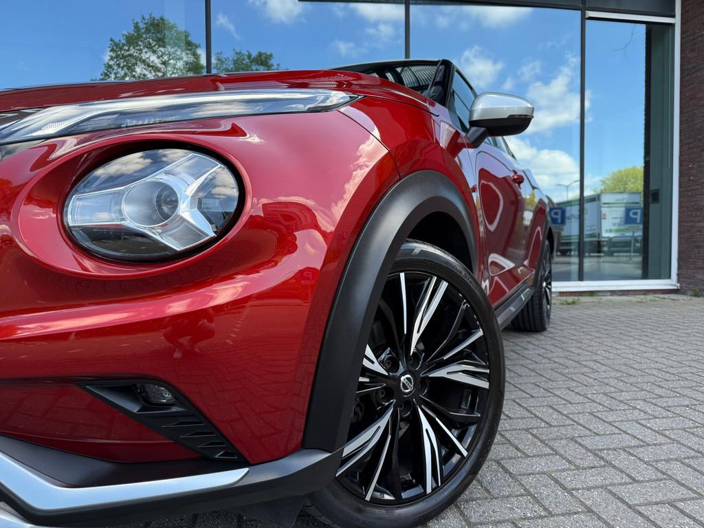 Nissan Juke 1.0 DIG-T N-Design - Automaat - Leder - Navi - W, Auto's, Leder, Bedrijf, 3 cilinders, SUV of Terreinwagen