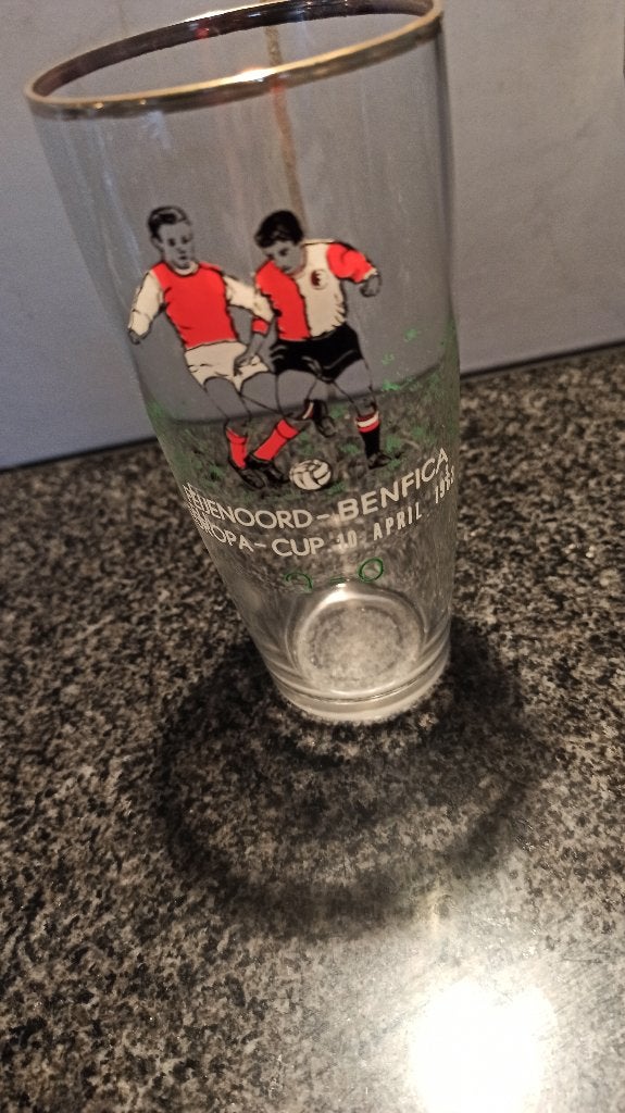 2 x voetbal glas, Maat XS of kleiner, Ophalen, Nieuw, Overige typen