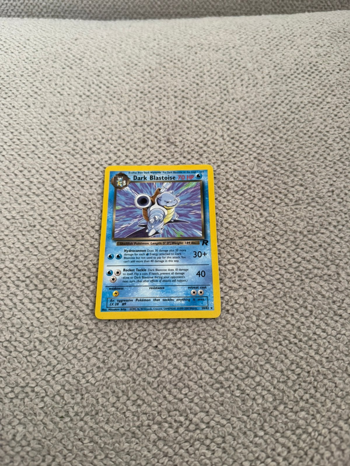 Dark Blastoise 20/82, Ophalen, Zo goed als nieuw