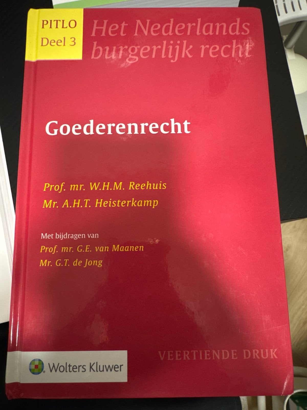 Pitlo Deel 3: Goederenrecht - Het Nederlands burgerlijk rech, Ophalen of Verzenden, Gamma, Zo goed als nieuw, WO