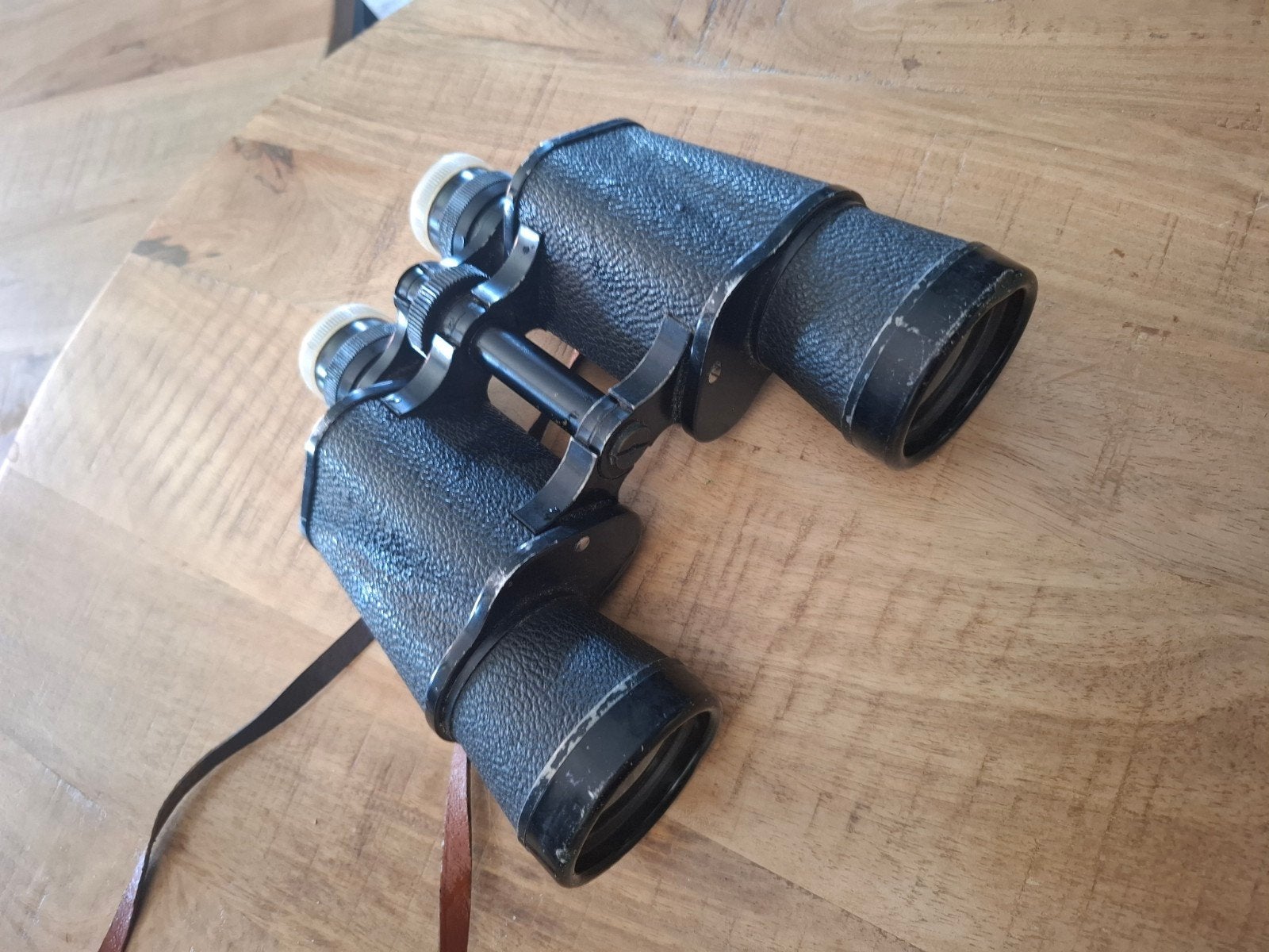 Vintage Verrekijker 7x50 - Coated Optics, Ophalen of Verzenden, Gebruikt, Minder dan 8x, Porro (met knik)