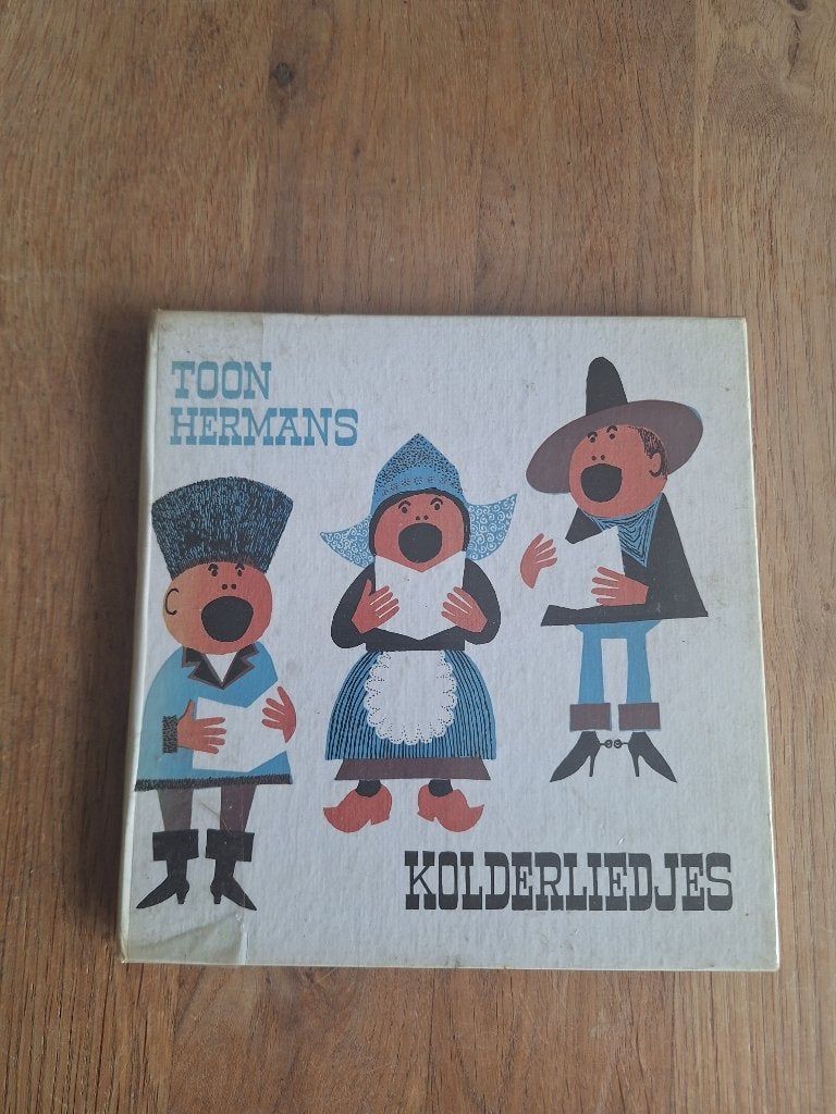Toon Hermans, gesigneerd boekje, Kolderliedjes, 1961., Ophalen of Verzenden, Gelezen, Toon Hermans, Plaatjesalbum