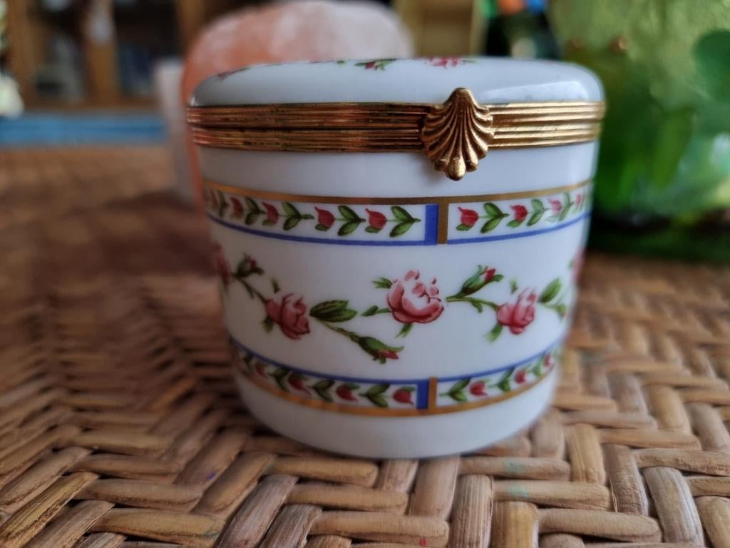 Prachtig Raynaud Limoges Porseleinen Sieradendoosje, Ophalen of Verzenden
