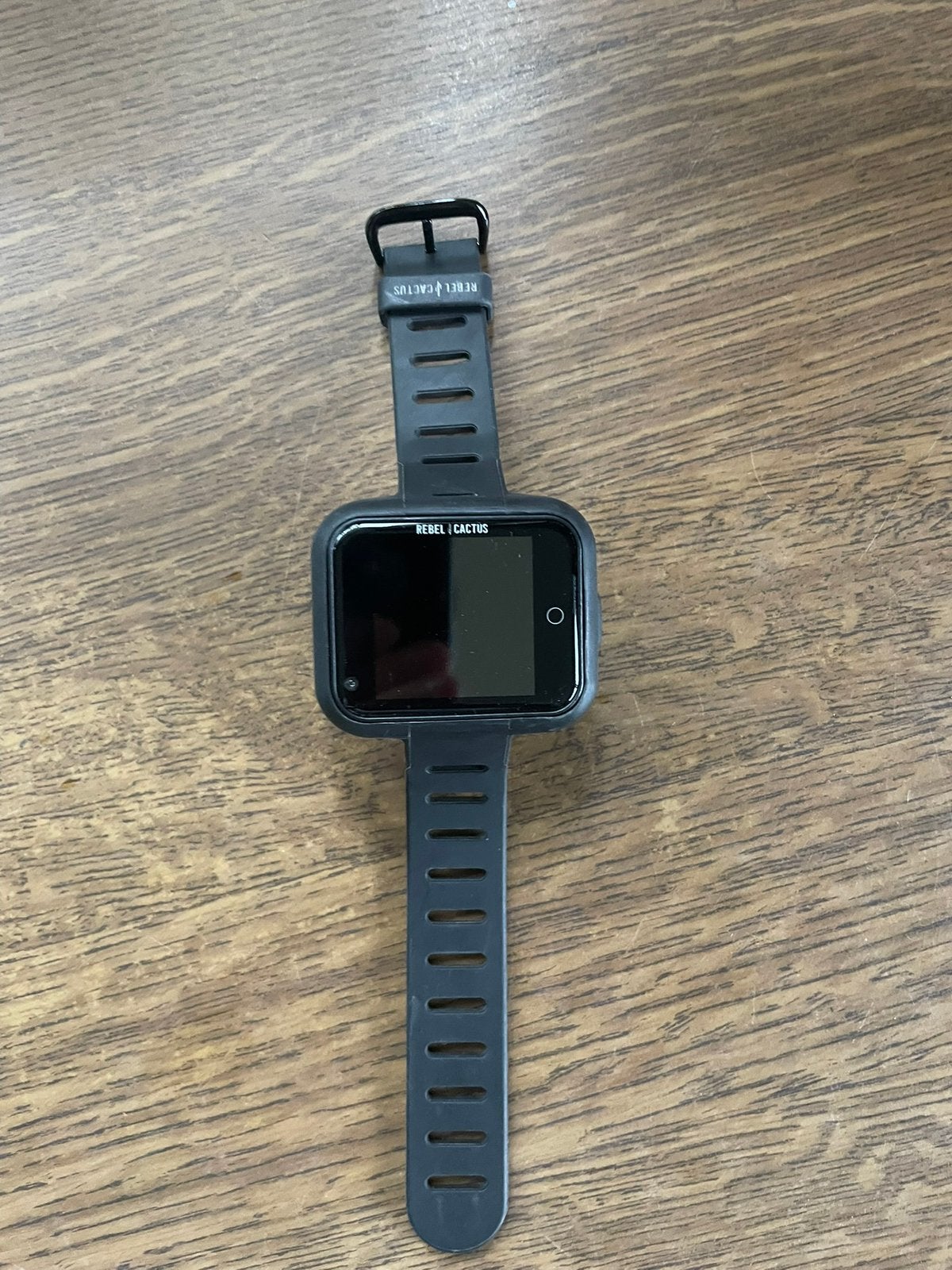 Rebel cactus kinder horloge, Verzenden, Zo goed als nieuw, Zwart, Jongen of Meisje