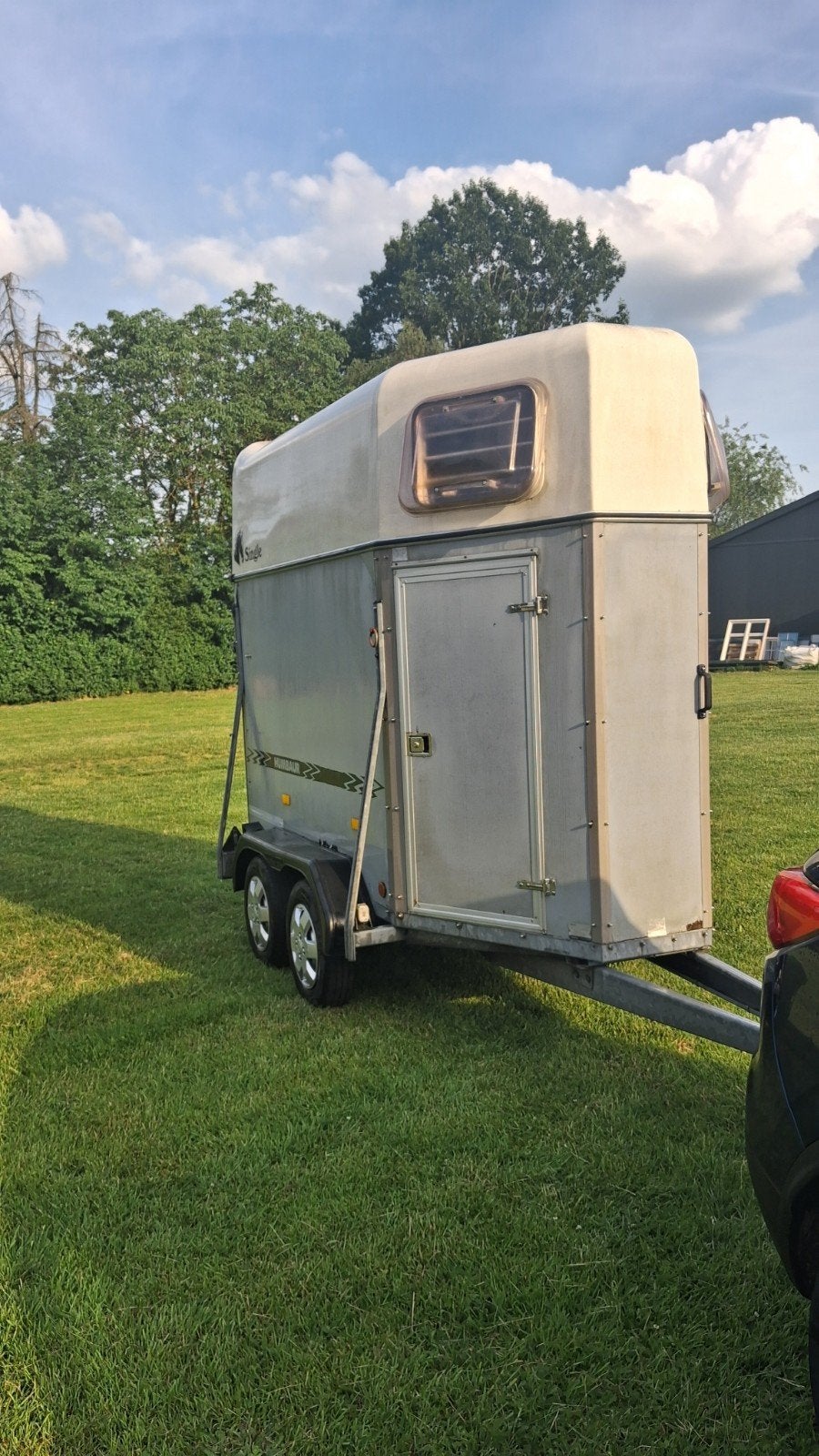 Humbaur trailer, Ophalen, Gebruikt, Hout, 1-paards trailer