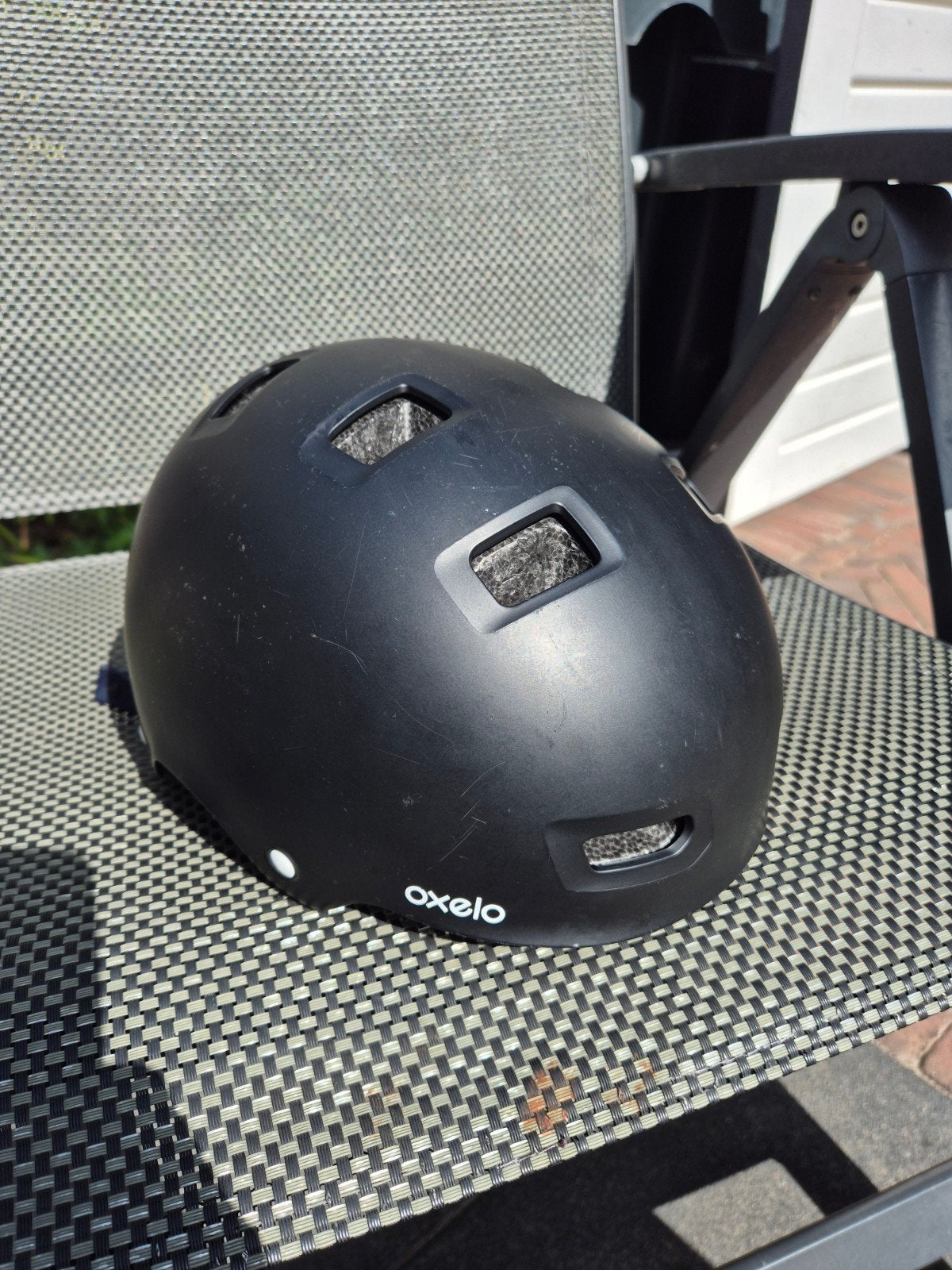 Oxelo Fietshelm/Skatehelm Zwart - Maat 55-59cm, Ophalen of Verzenden