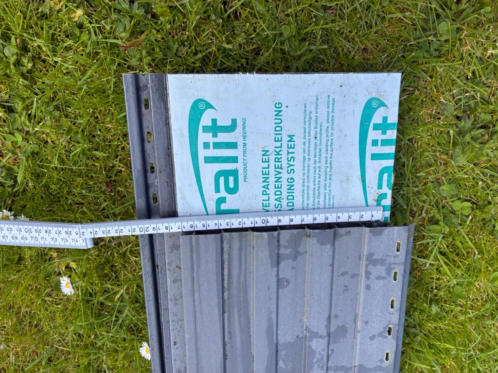 Keralit sponningdeel antraciet 190 mm 4 keer 6 meter nieuw, Ophalen of Verzenden, Nieuw, Overige materialen, Minder dan 20 mm