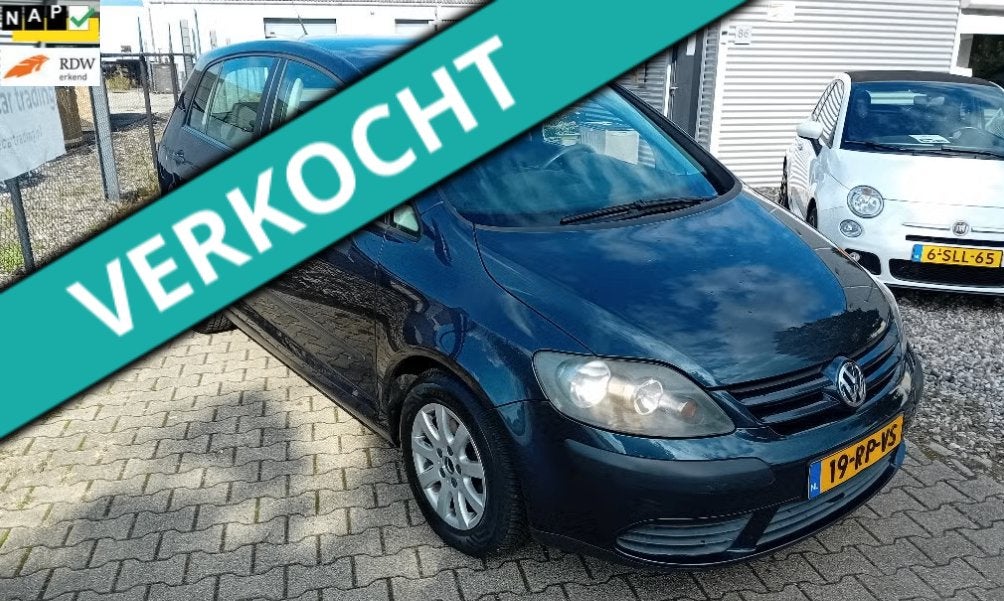 Volkswagen Golf Plus 1.6 FSI 85KW 2005 Grijs AIRCO! TREKHAAK, Sound system, Stof, 4 cilinders, Euro 4