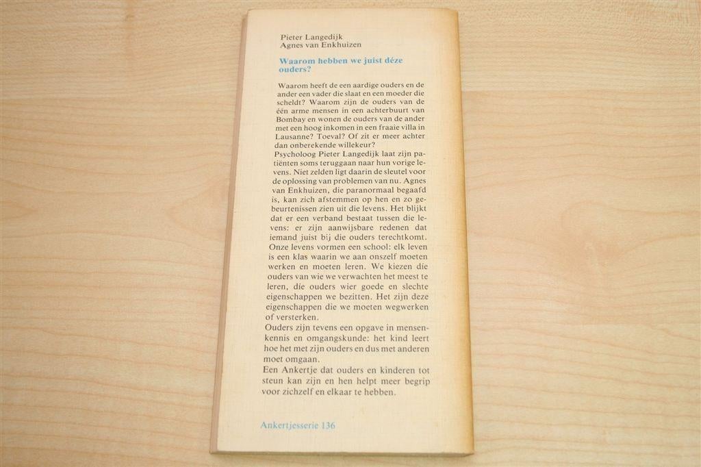 Waarom déze Ouders? — Karmische Keuze — Ankertjesserie, Ophalen of Verzenden, Gelezen, Overige onderwerpen, Achtergrond en Informatie
