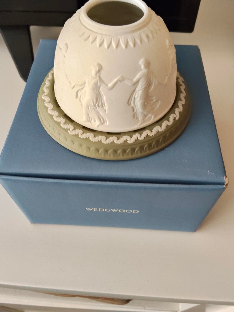 Wedgwood waxinelichthouder, Meerkleurig, 7 cm, Waxinelichthouder, Ophalen of Verzenden