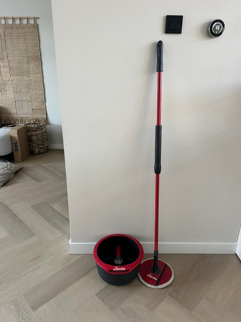 Vileda moppenset spin & clean, Ophalen