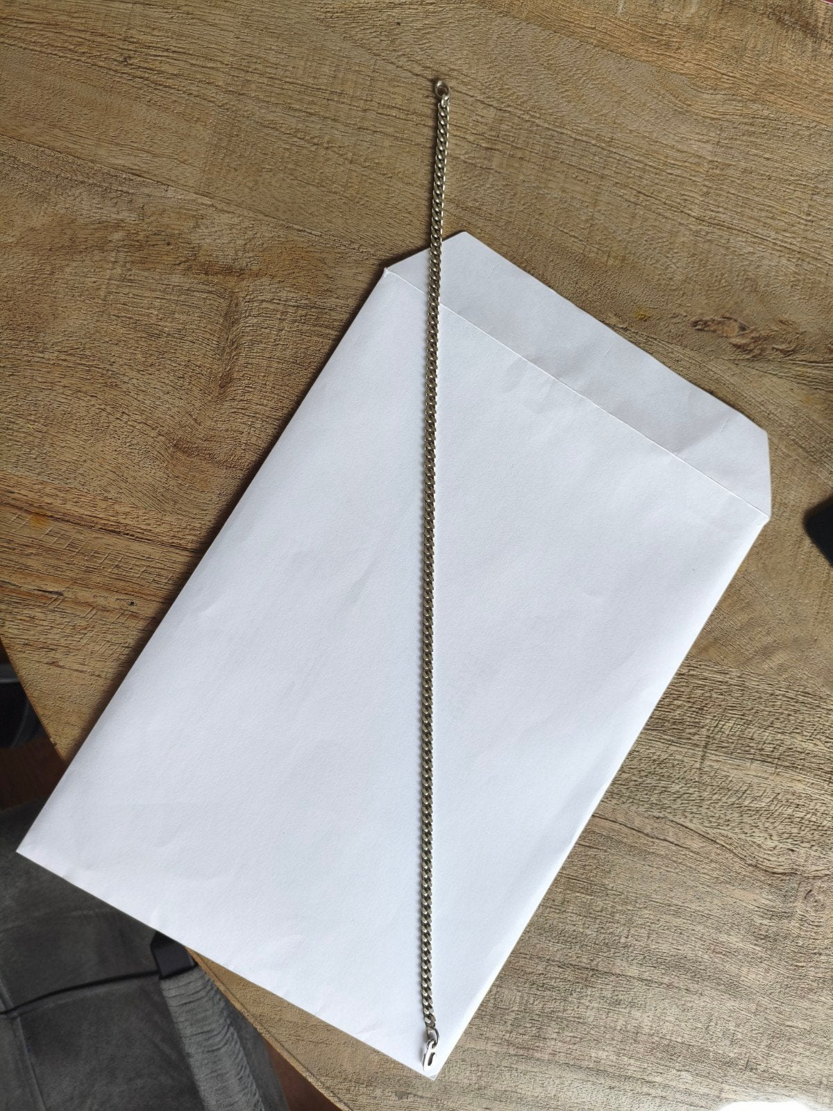 Zilveren Gourmet Schakel Ketting - 50 cm, Ophalen of Verzenden, Gebruikt, Zilver, Zilver
