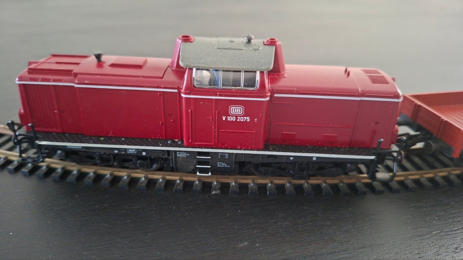 Fleischmann H0 Treinset DB V100 Dieselloc met Goederenwagens, Gelijkstroom, Fleischmann, Ophalen of Verzenden, Analoog