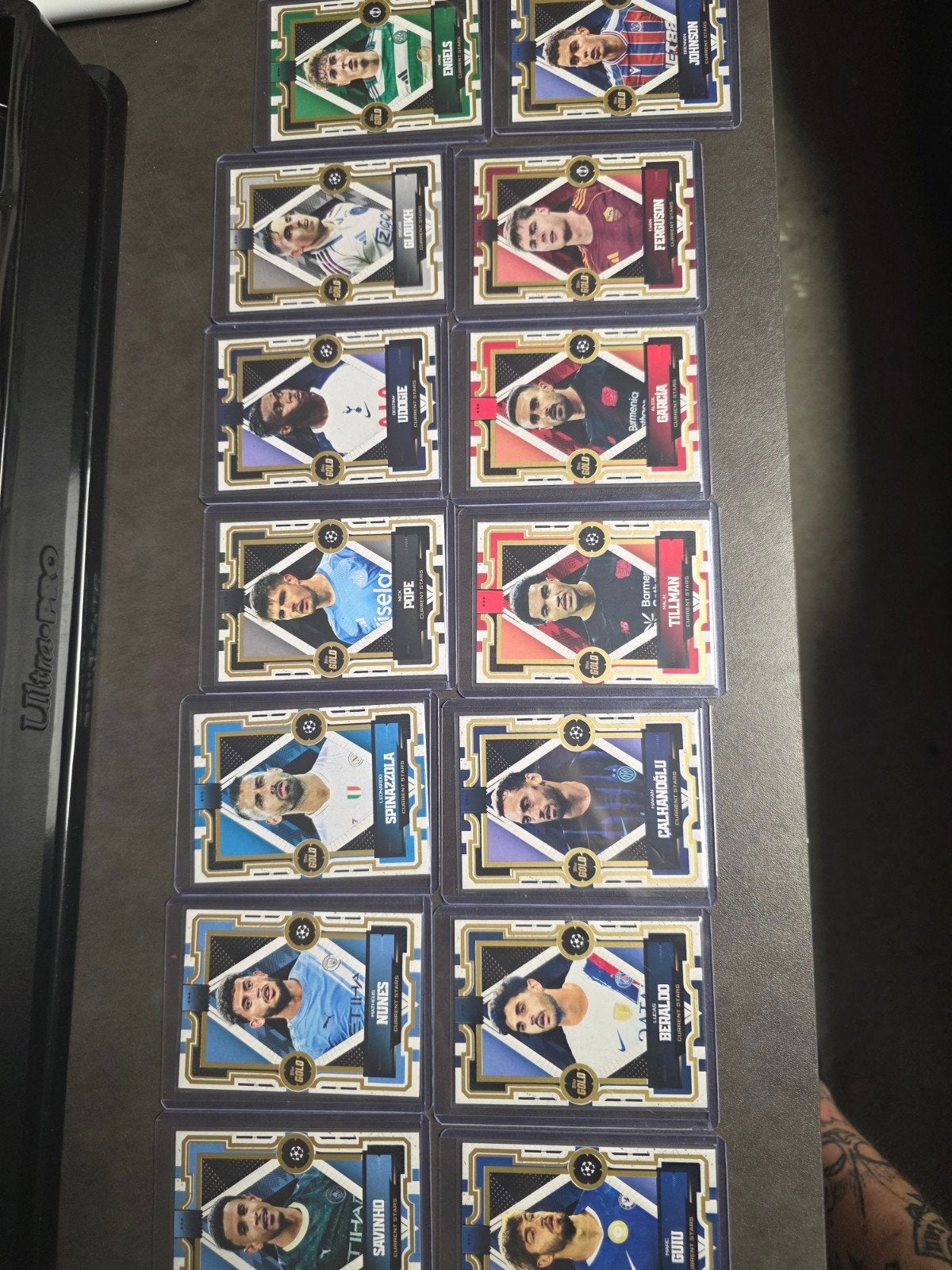 Topps Gold Champions League Voetbal Kaarten Collectie, Ophalen of Verzenden, Zo goed als nieuw